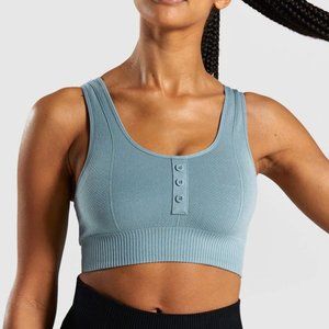 Gymshark Powerdown Sports Bra Turquiose